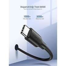 Usb-c 2.0 C M/m Abs Hızlı Şarj Kablosu 1m Beyaz