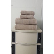 %100 Pamuk Havlu 2 Li Set 1 Adet 70x140 Banyo Havlusu + 1 Adet 50x90 El Yüz Havlusu - %100 Pamuk Havlu 4 Lü Set 2 Adet 70x140 Banyo Havlusu + 2 Adet 50x90 El Yüz Havlusu / Kahverengi Kahverengi