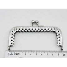 Angel Çanta Aksesuar 10 Cm Cüzdan Klipsi Silvery Renk Diğer