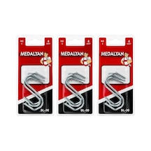 48 Adet No-1 - Küçük S Kanca 12x4pcs 5468 Çok Renkli
