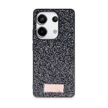 Onegif Xiaomi Redmi Note 13 Pro 4g Bright Simli Kapak - Siyah 0.2M-Çok Renkli