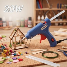 Özel Üretim Sıcak Silikon Tabancası Küçük Boy 75 Mm 20w Gereç Hızlı Isınan Yapıştırıcı