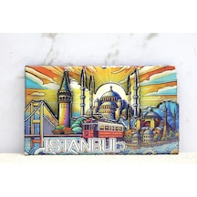 Ahşap İstanbul Temalı Magnet