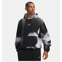Under Armour Ua Icon Fleece Printed Hd Erkek Sweatshirt 6016615-008 Siyah