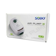 Sobo Ar-30 Ayarlanabilir Sessiz Çift Çıkışlı Akvaryum Hava Motoru 6w 2x4.5 L/dk