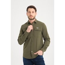 Tad Gear Taktikal Cepli Likralı Gömlek Yeşilr Yeşil