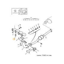 Egzoz Manifold Contası Boxer S-2800 /0349.h5 Peugeot 0349.h5