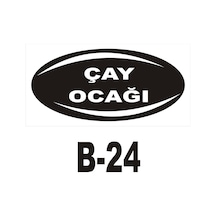Iş Güvenliği Pvc Dekota Uyarı - Ikaz Levhası Çay Ocağı Yazılı (261323058)