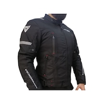 Venom Motosiklet Montu Air Racing 4 Mevsim Motorcu Touring Mont Black