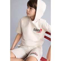 Defacto Sweatshirt Kumaşı 2li Takım Erkek Çocuk H0327a826smgr503 Gri-gr503