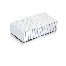 10 Adet 20Mm X 10Mm X 2Mm Köşeli Güçlü Neodyum Mıknatıs