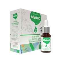 %100 Doğal Kaş Ve Kirpik Serumu Bitkisel Yoğunlaştırıcı Canlandırıcı Yoğun Bakım Yağı Vegan 10 Ml