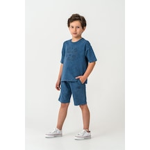 U.s. Polo Assn. Erkek Çocuk Mavi Bermuda Takım 5274-49831 Mavi