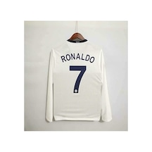 Manchester United 2008/2009 Sezonu Cristiano Ronaldo 7 Nostalji F Beyaz