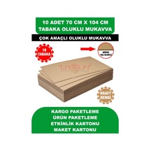 10 Adet 70cm X 104cm Baskısız Tabaka Oluklu Mukavva, Çocuk Etkinlik Kartonu, Maket Kartonu, Kargo Kartonu