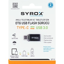 Syrox Usb-3 Den Type-C Ye Dönüştürücü Otg Dt13