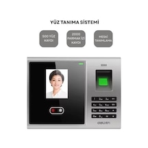 Yüz Tanıma, Parmak İzi Tanımlama Sistemi - 3749 - 500 Adet Yüz, 2000 Parmak İzi