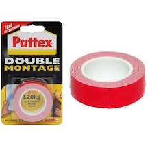 Pattex Double Montage 120 KG Çift Taraflı Bant 19 MM x 1.5 M