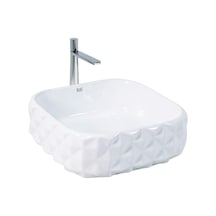 Paluci Leonardo White Kare Lavabo Sırlı