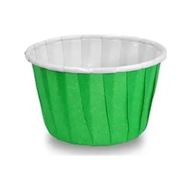 Düz Cupcake Kek Kapsülü 50li Yeşil Yeşil