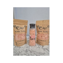 Doğal Himalaya Kaya Tuzu 2x500 Gr Ve 450 Gr Öğütücülü Set