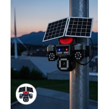 4g Sım Kartlı Güneş Enerjili Akıllı Kamera Uczzavmsk11-8 Siyah