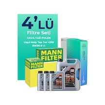 Mann Land Rover Evoque 2.0 Dizel Filtre Bakım Seti Liqui Moly Motor Yağlı (2014-2020) 4 Lü -