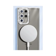 Samsung Galaxy Uyumlu   S25 Ultra Kılıf Joke Simli Magneticsafe Kılıf - Siyah