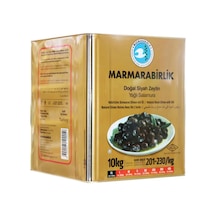 Marmarabirlik Mega 201-230 KB XL Siyah Zeytin Teneke 10 KG