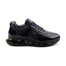 Bambi Lacivert Leather Erkek Sneaker E01347072114 Lacivert