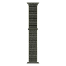 Watch 7 41mm Kordon Band-03 Serisi Hasır Strap Kayış-cargo Khaki