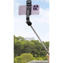 R1s-l Bluetooth Kumandalı 170cm Tripod Led Işıklı Selfie Çubuğu Telefon Tripodu