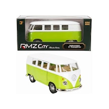 1:32 Rmz City Alman Klasikleri Serisi Die Cast Çek Bırak Model Araba - Yeşil Volkswagen T1 Transport