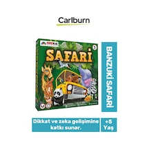 Zeka Geliştirici Oyun Eğitici Öğretici Okuma Yazma El Göz Koordinasyonu Banzuki Safari