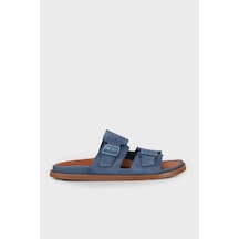 Camper Çift Bantlı Süet Sandalet Bayan Sandalet K201881-004 Mavi