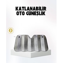 Otomobil Güneşliği Katlanabilir Tasarım Ve Süngerli Isı Yalıtımı - Lisinya Diğer