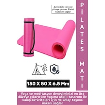 Taşıma Askılı Konforlu Su Geçirmez Kaymaz Pilates Aerobik Fitness Çadır Zemin Yer Minderi Kamp Matı Çok Renkli