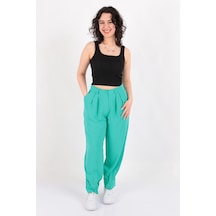 Puane 18160 Kadın Pantolon Ss 18160-66-R4996 Yeşil