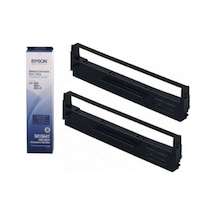 Epson  C13S015647Ba -Ikılı Paket-Black Ribbon- Lx-350 / 300+ / 30