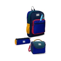 Coral High Kids Çok Renkli 3 Lü Okul Çanta Seti Set0133222 Lacivert