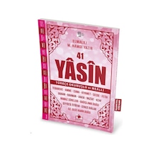 41 Yasin Türkçe Okunuşlu Ve Mealli-pembe Kapak Orta Boy - Kyut-757591