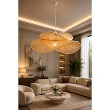 Bohem Home Model Butik Cafe Makrome Rustik Salon Yatak Odası Sarkıt Avize Beyaz