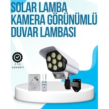 Hubrendy Tekno Kablosuz, Güneş Paneliyle Şarj Olan Dış Mekan Lambası 8-10 Saat Aydınlatma Süresi