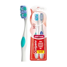Colgate 360 Optik Beyaz Orta Diş Fırçası 1+1 - 4 Adet Tarı