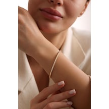 Sembol Gold Su Yolu Altın Kelepçe T13581 Renkli Sarı Altın