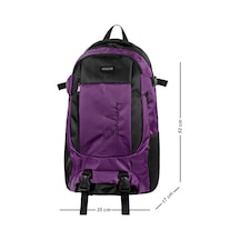 Galb Leather Spor Seyahat Gunluk Outdoor Bel Ve Omuz Destekli Cift Suluklu Laptop Bolmeli Dagci Si mor