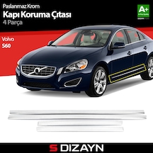 S-Dizayn Volvo S 60 Kapı Koruma Çıtası Krom 2011-2013
