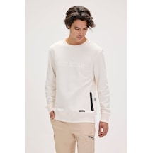 Bad Bear Marshmallow Man Marlow Crewneck 24.02.12.009-c108 BEYAZ