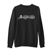Anathema - Logo Siyah Erkek Kalın Sweatshirt