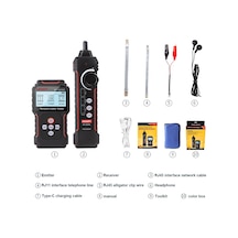 Nf-8209s-noyafa Nf-8209s Ağ Kablosu Takip Cihazı Lan Ölçü Test Cihazı Ağ Araçları Lcd Ekran Ölçü Uzunluğu Tel Haritası Test Cihazı Kablo Takip Cihazı